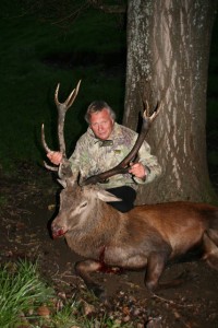 Ernie with his Red Stag