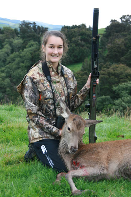 sarah-first-deer-hunt